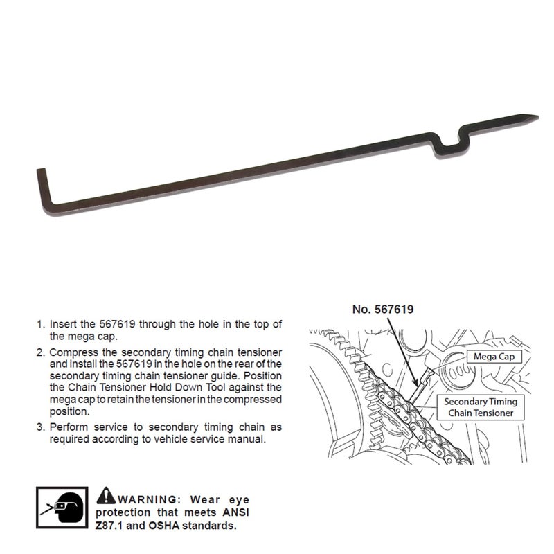 DPTOOL Camshaft Holding Tool Timing Alignment Holder Tool Set Kit for Ford Lincoln Mercury 3.5L 3.7L 4V Engines Replace 303-1248 303-1530 Replacement for OTC 6682 - Image 5